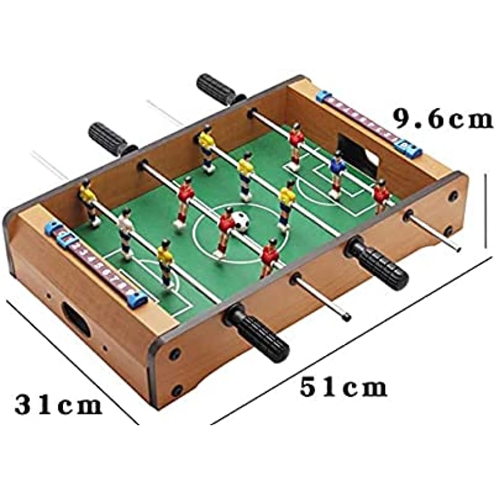 ULTIMAX Tabletop Football Table Portable Mini Table Football / Soccer Game Set With Two Balls