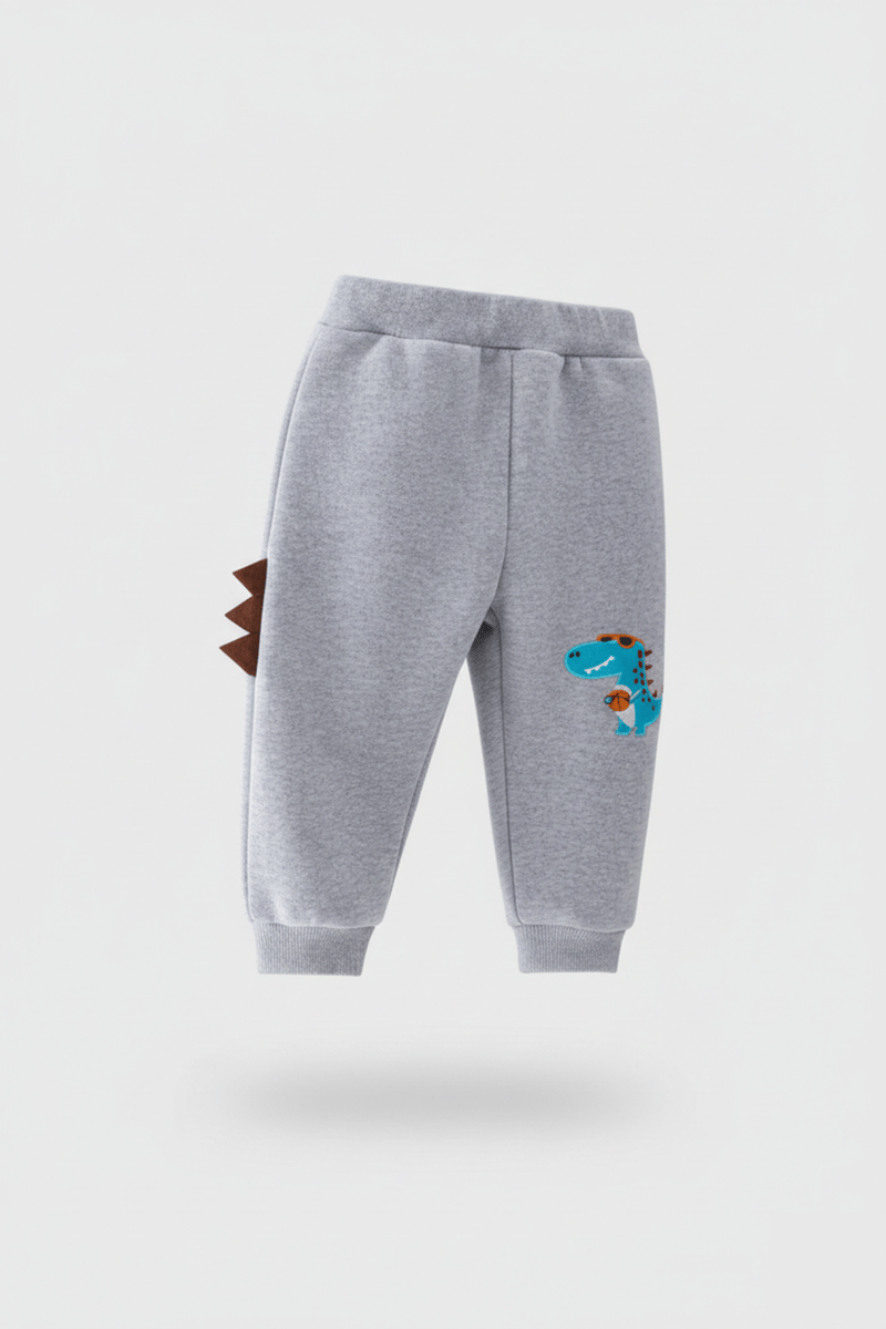 Full Length Dino Joggers In Grey Full Length Dino Joggers In Grey