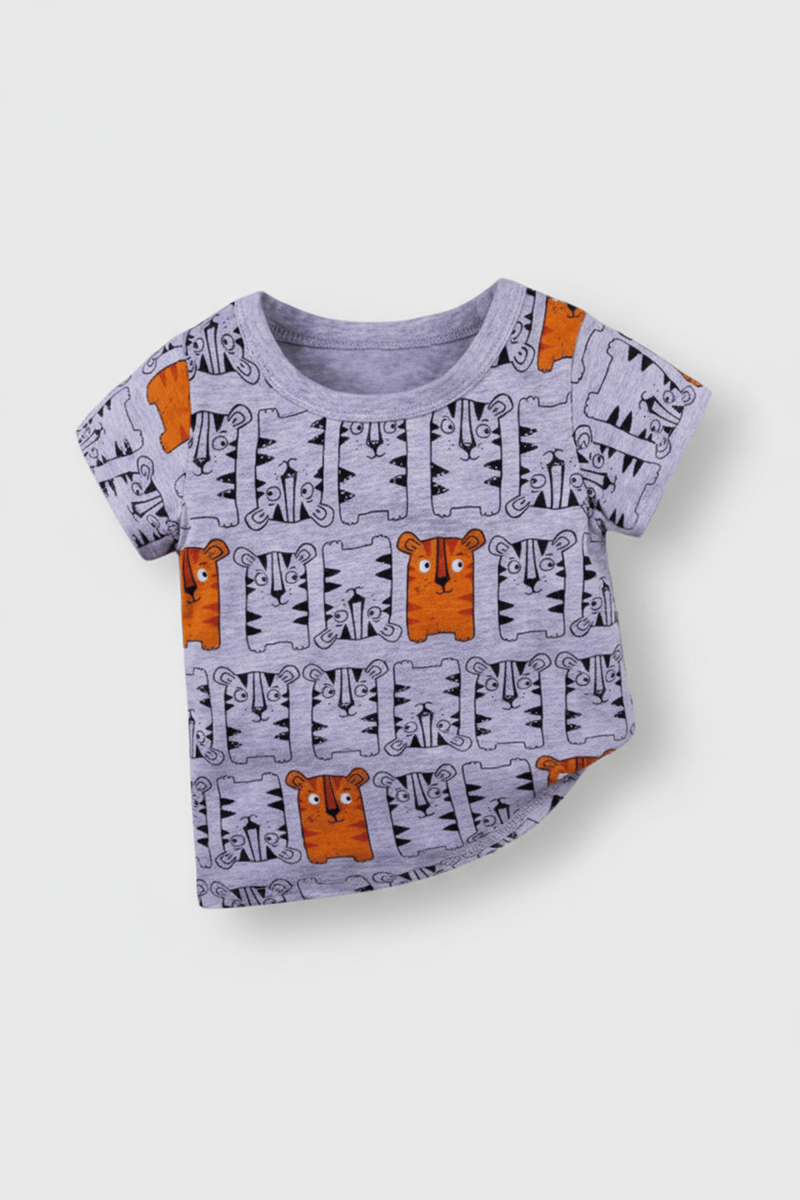 Timeless Fashion Statements - Superman And Tiger Printed T-Shirts