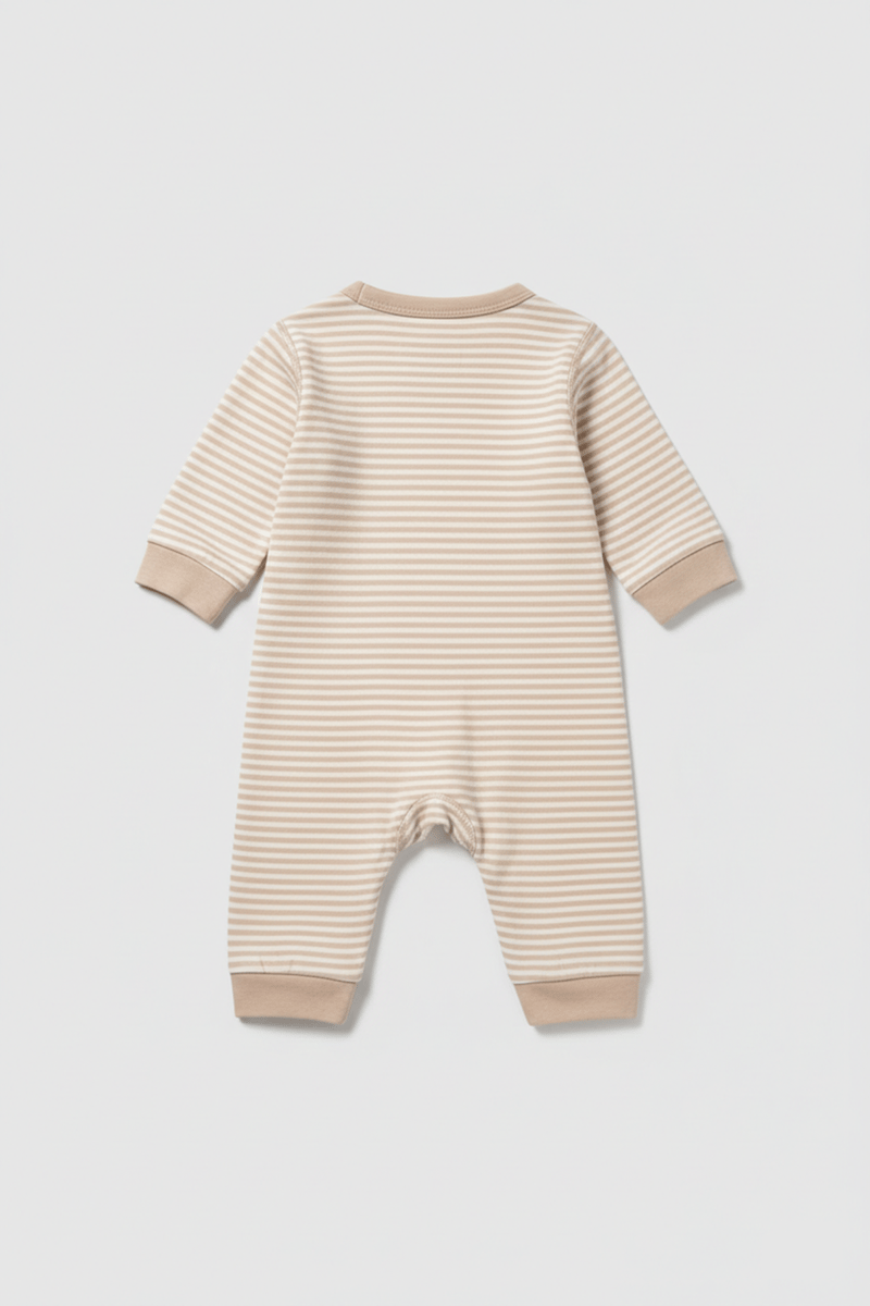 Alfie Stripes Jumpsuit In 100% Organic Cotton