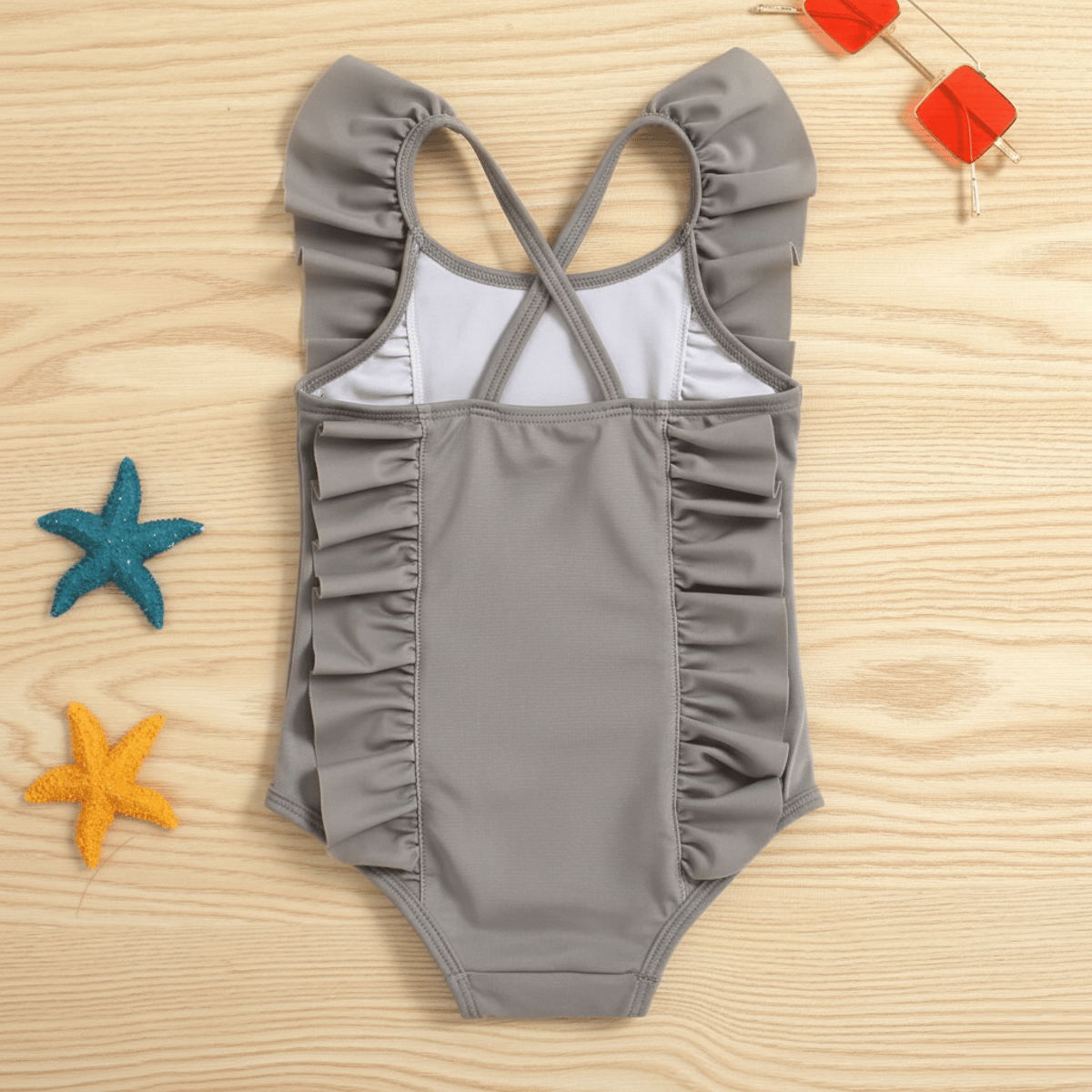 Macie Grey Swimsuit For Your Beach Adventures Macie Grey Swimsuit For Your Beach Adventures