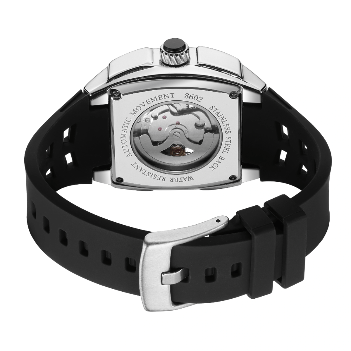 Stylish Men's Automatic Watch with Skeleton Design and Luminous Hands Megir - Men's Dress Watches 4