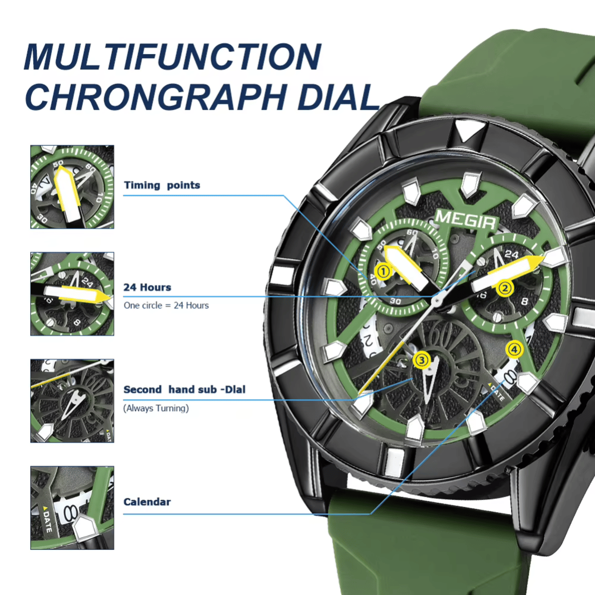 Megir - Men's Dress Watches 2