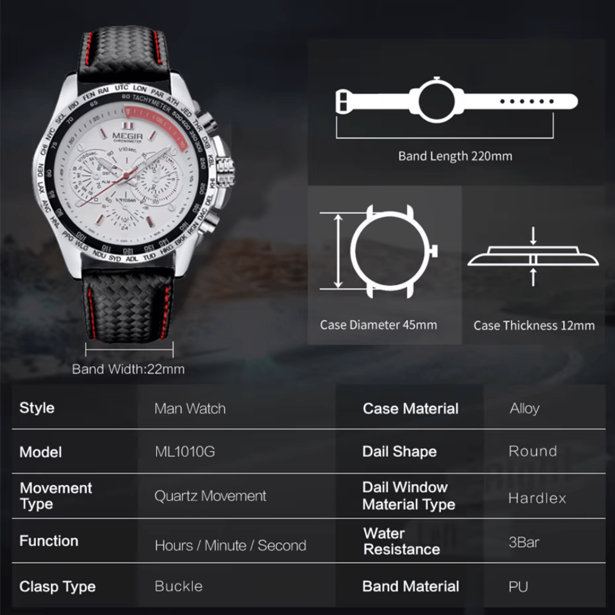 Megir - Men's Dress Watches 5