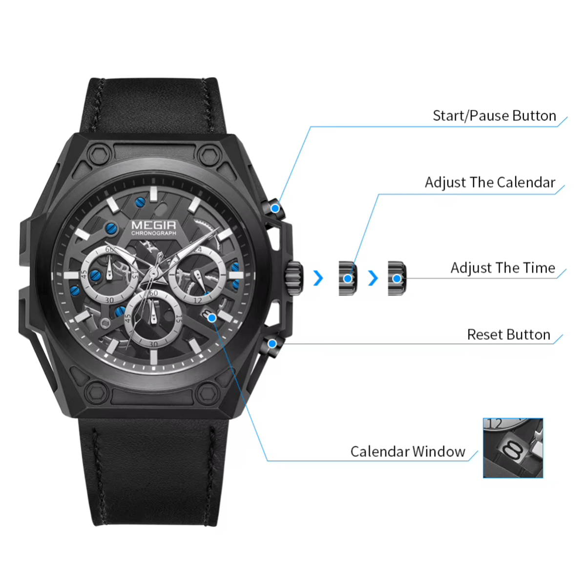 Megir - Men's Dress Watches 2