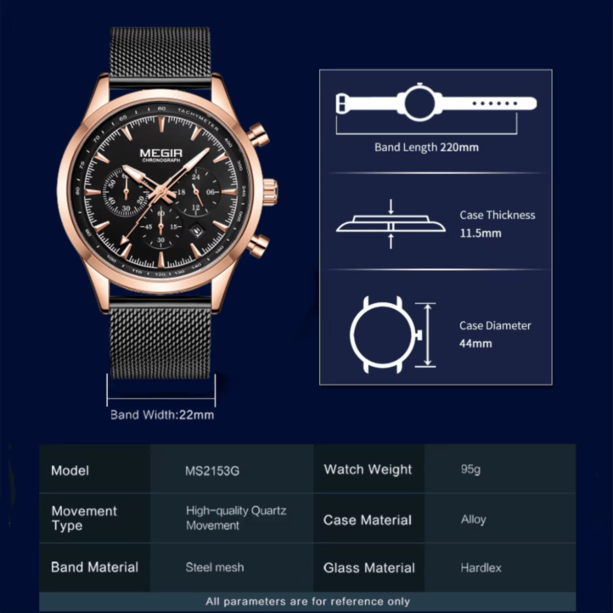 Megir - Men's Dress Watches 3