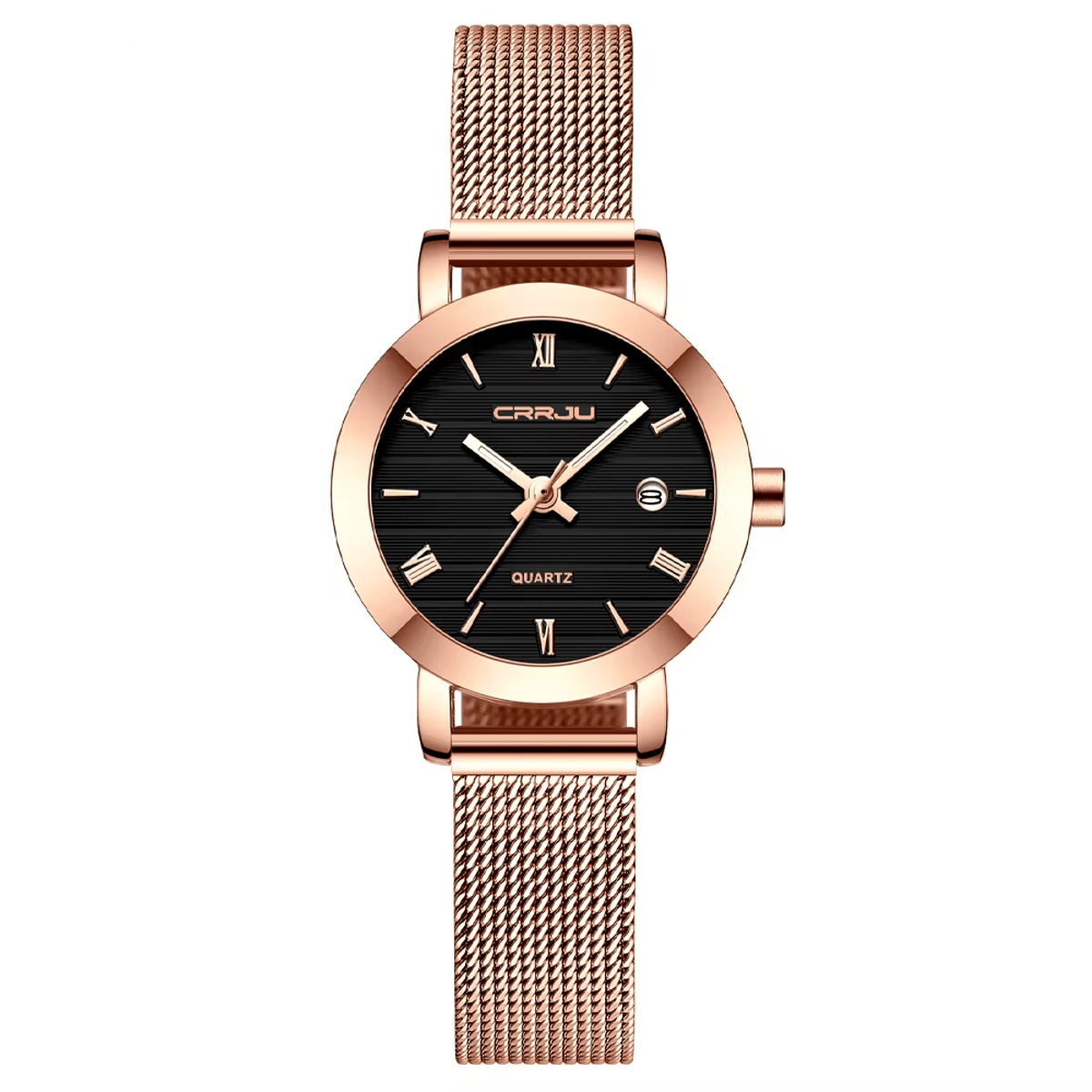 Elegant Women's Quartz Watch with Slim Design and Waterproof Feature