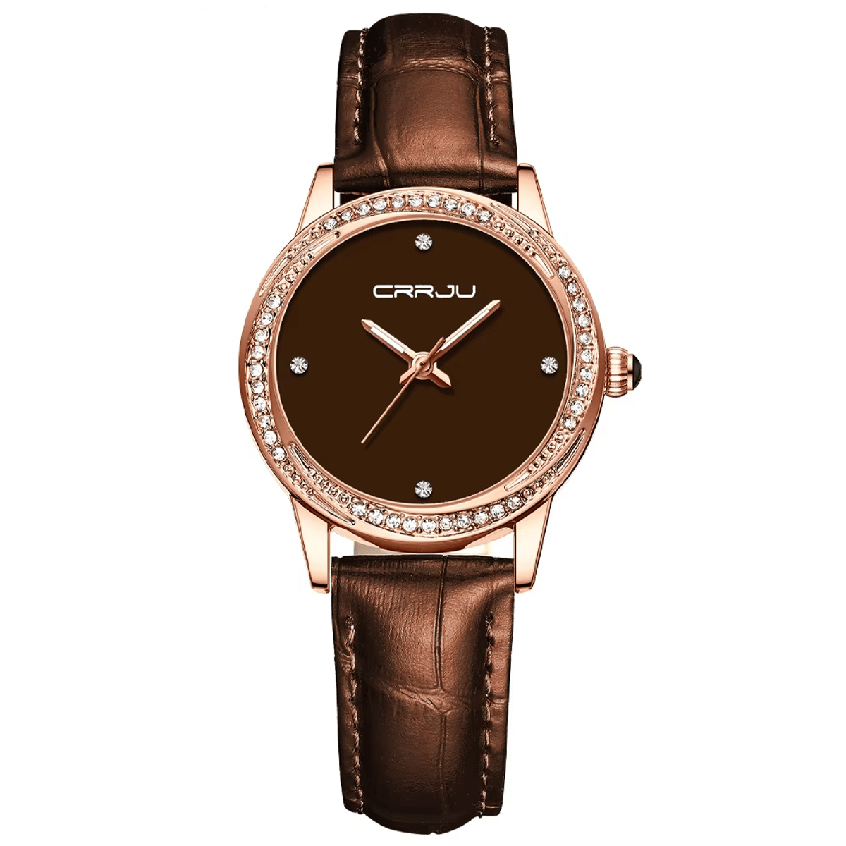 Stainless Steel Quartz Watch With Water Resistance For Women