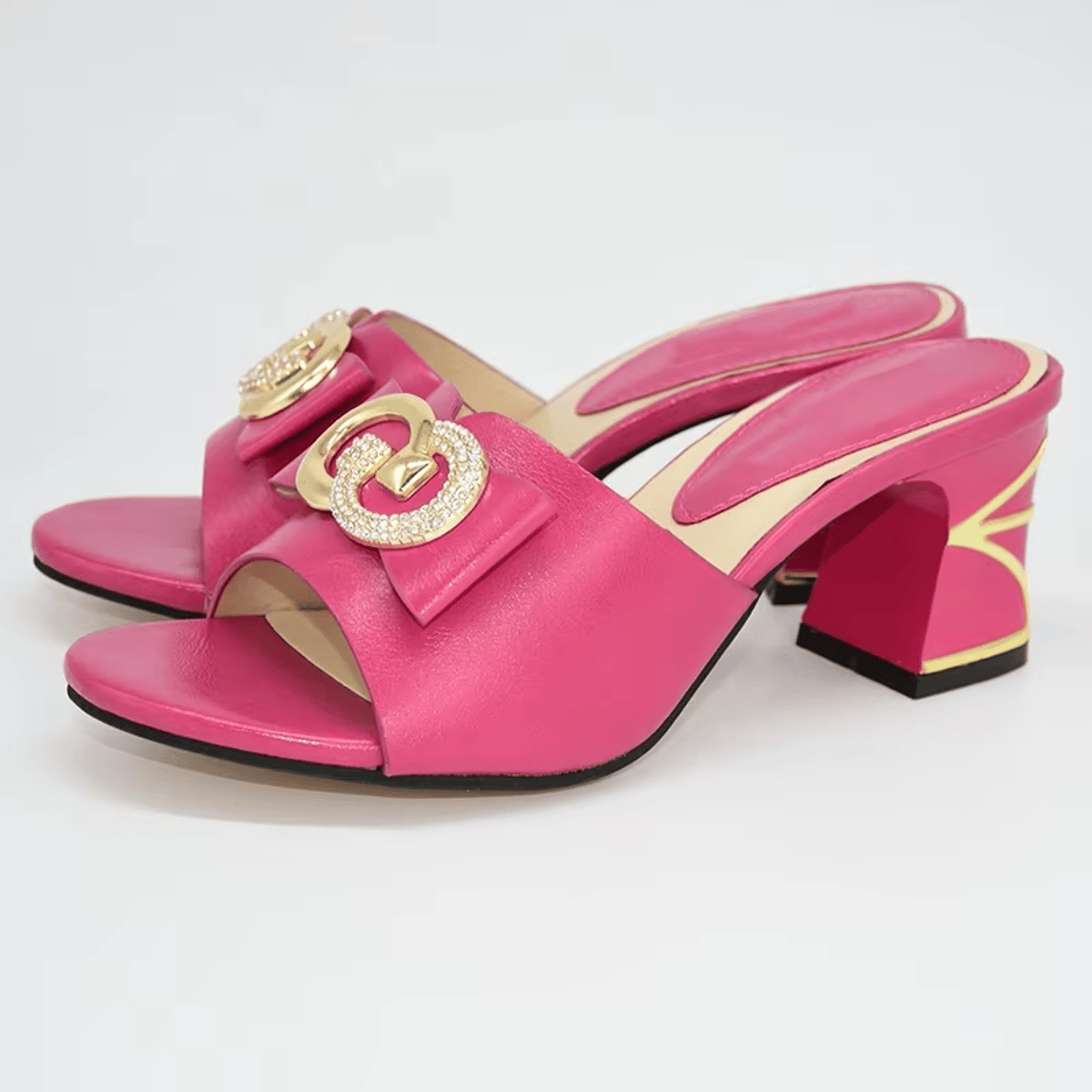 Elegant Rhinestone-Decorated Party Sandals for Women with High Heels Elegant Rhinestone-Decorated Party Sandals for Women with High Heels