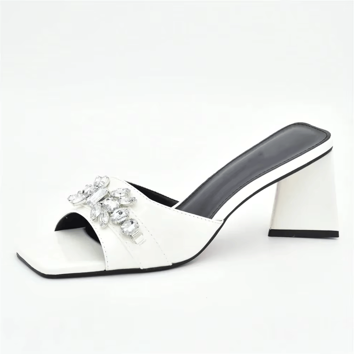 Elegant Rhinestone Sandals for Women's Weddings and Parties