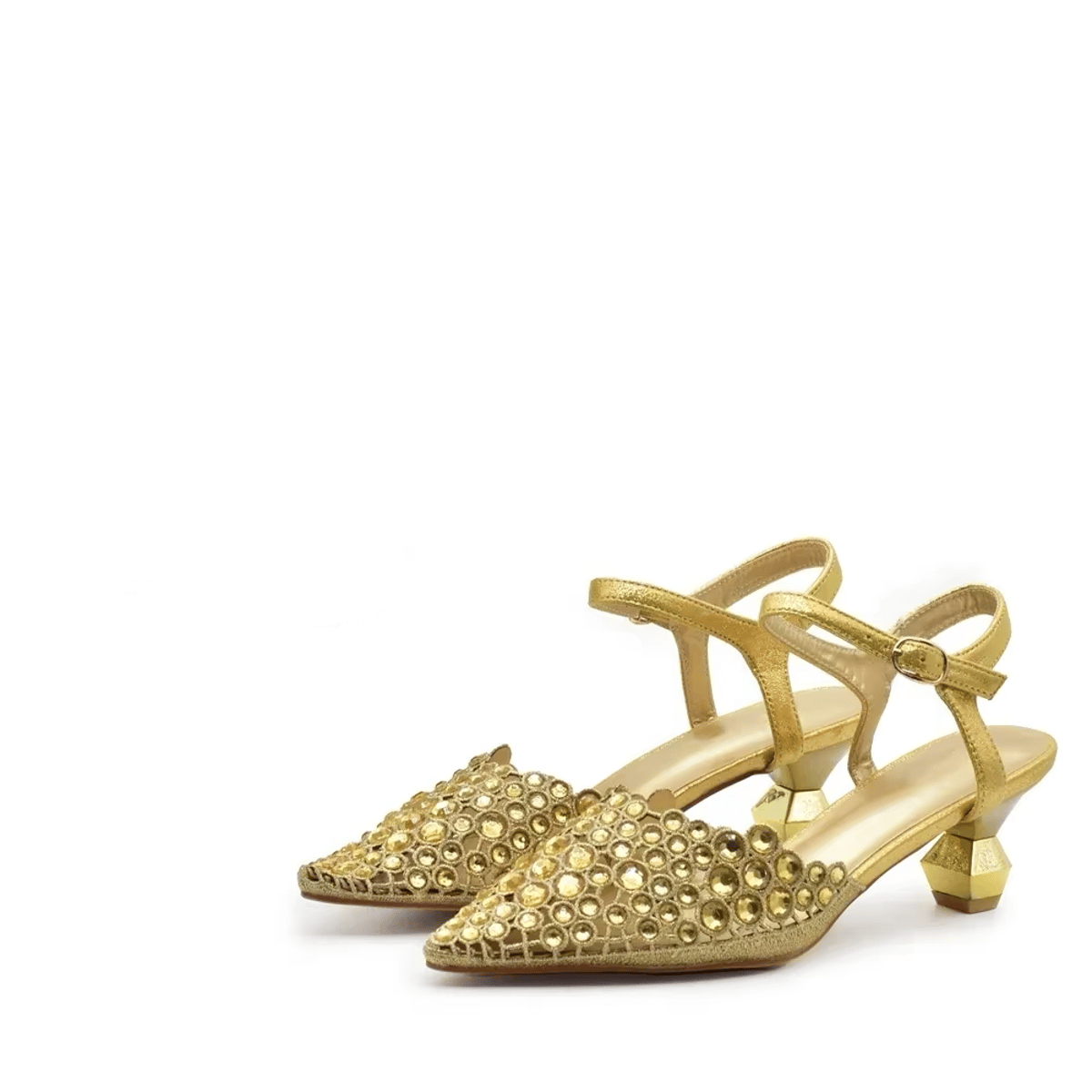 Stylish Rhinestone Pumps for Parties