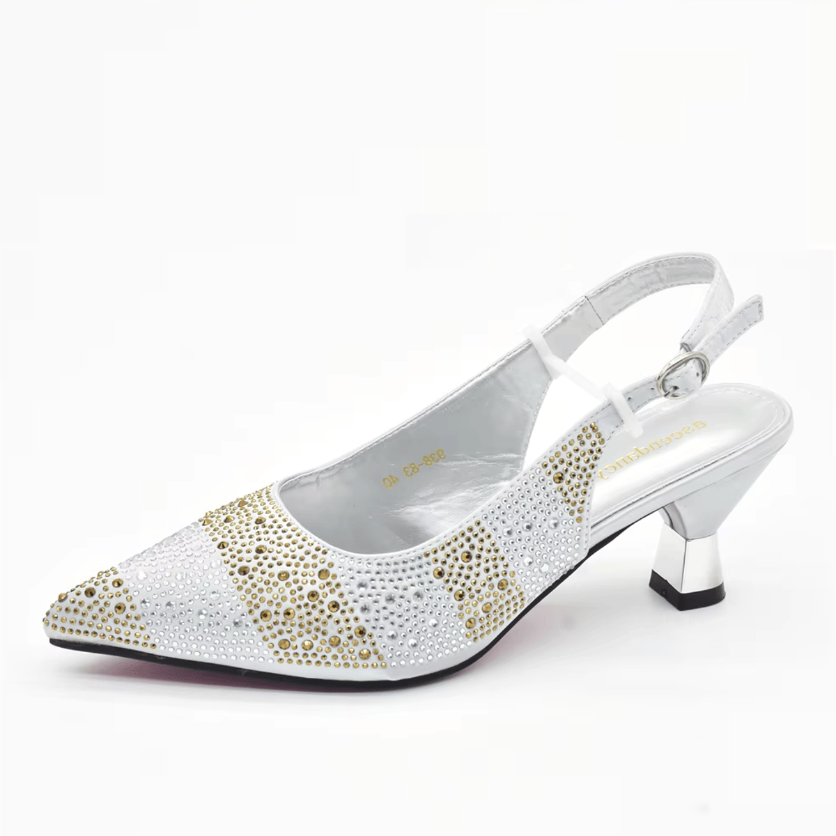 Elegant Pointed Toe Rhinestone Pumps for Special Occasions