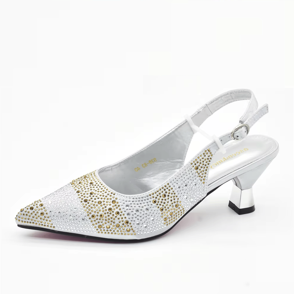 Elegant Pointed Toe Rhinestone Pumps for Special Occasions