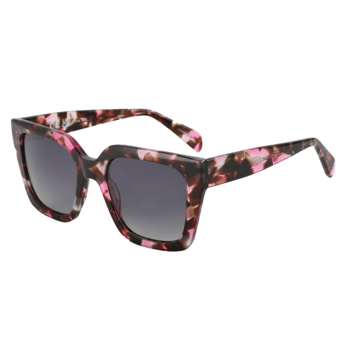 Fashion-Forward Acetate Sunglasses with Polarized UV400 Lenses Zenottic - Women's Square Sunglasses