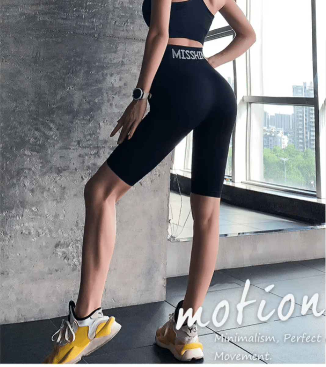 High-Waist Elastic Biker Shorts for Women - Quick-Dry Activewear