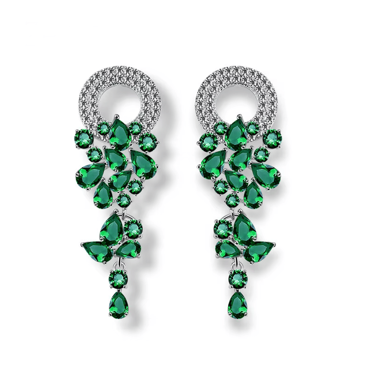 Elegant Marquise Cut Cubic Zirconia Dangle Earrings for Women Elegant Marquise Cut Cubic Zirconia Dangle Earrings for Women