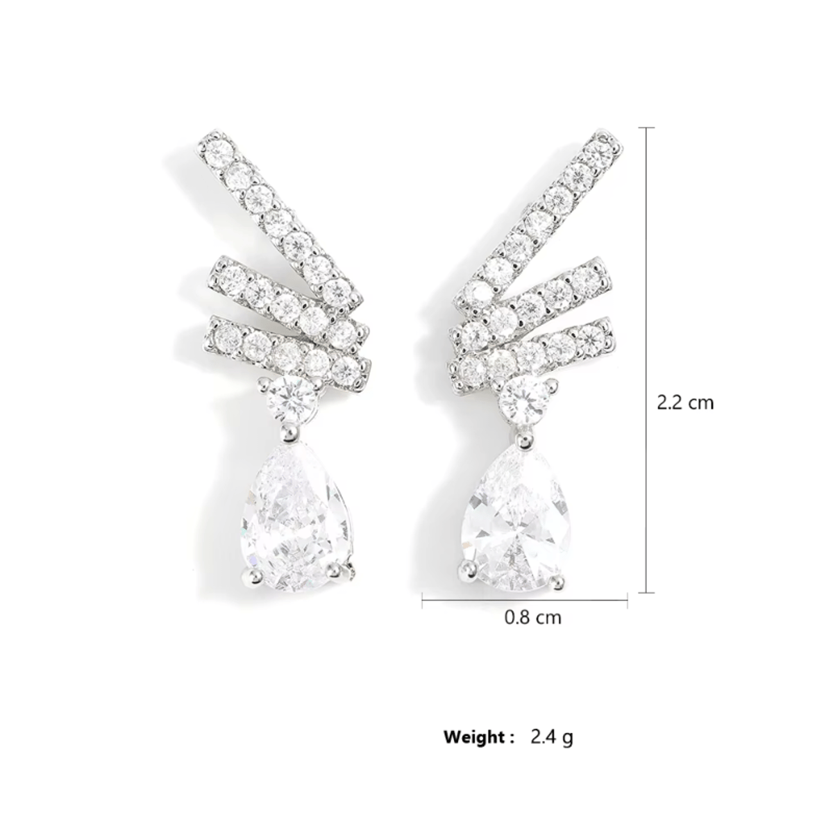 Elegant Water Drop Earrings for Women – Perfect for Weddings, Parties, and Daily Wear Elegant Water Drop Earrings for Women – Perfect for Weddings, Parties, and Daily Wear