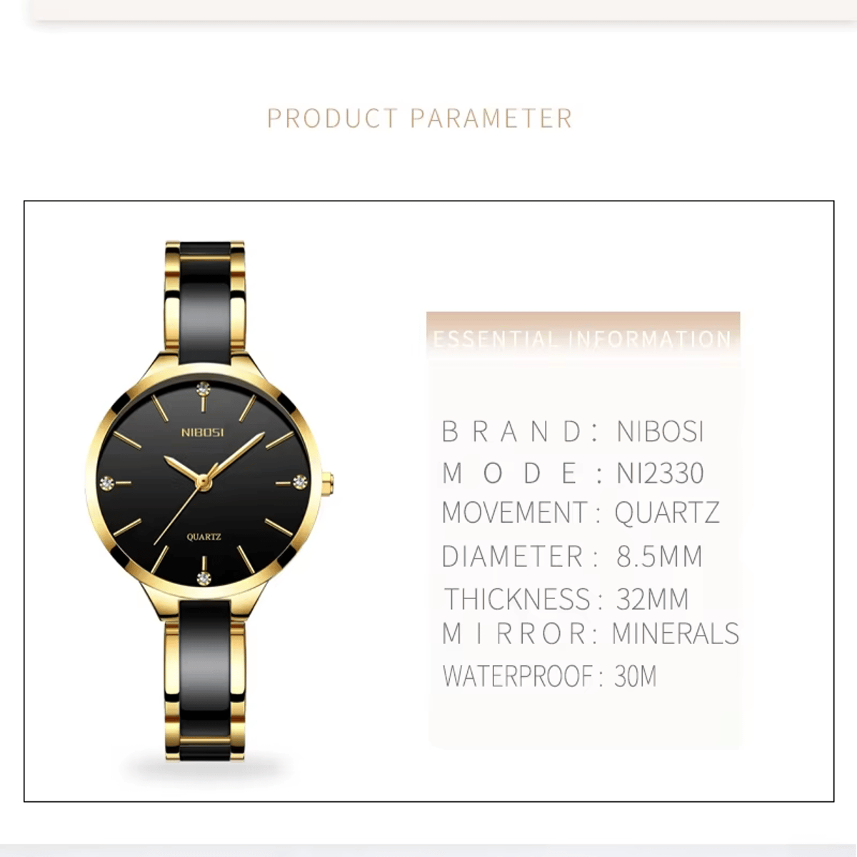 Nibosi - Women's Dress Watches 5