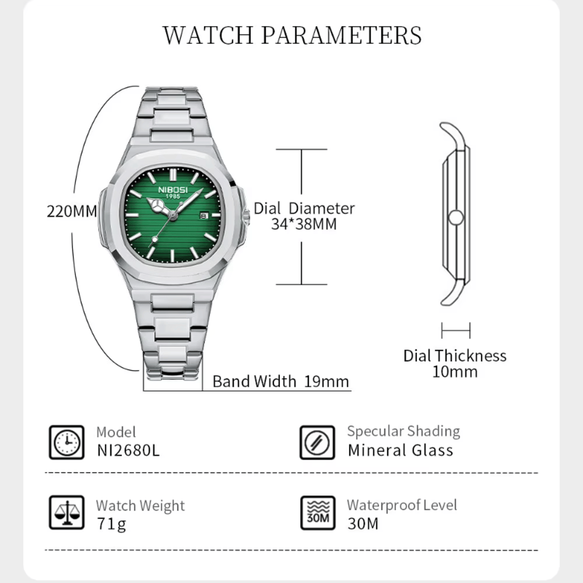 Nibosi - Women's Dress Watches 5