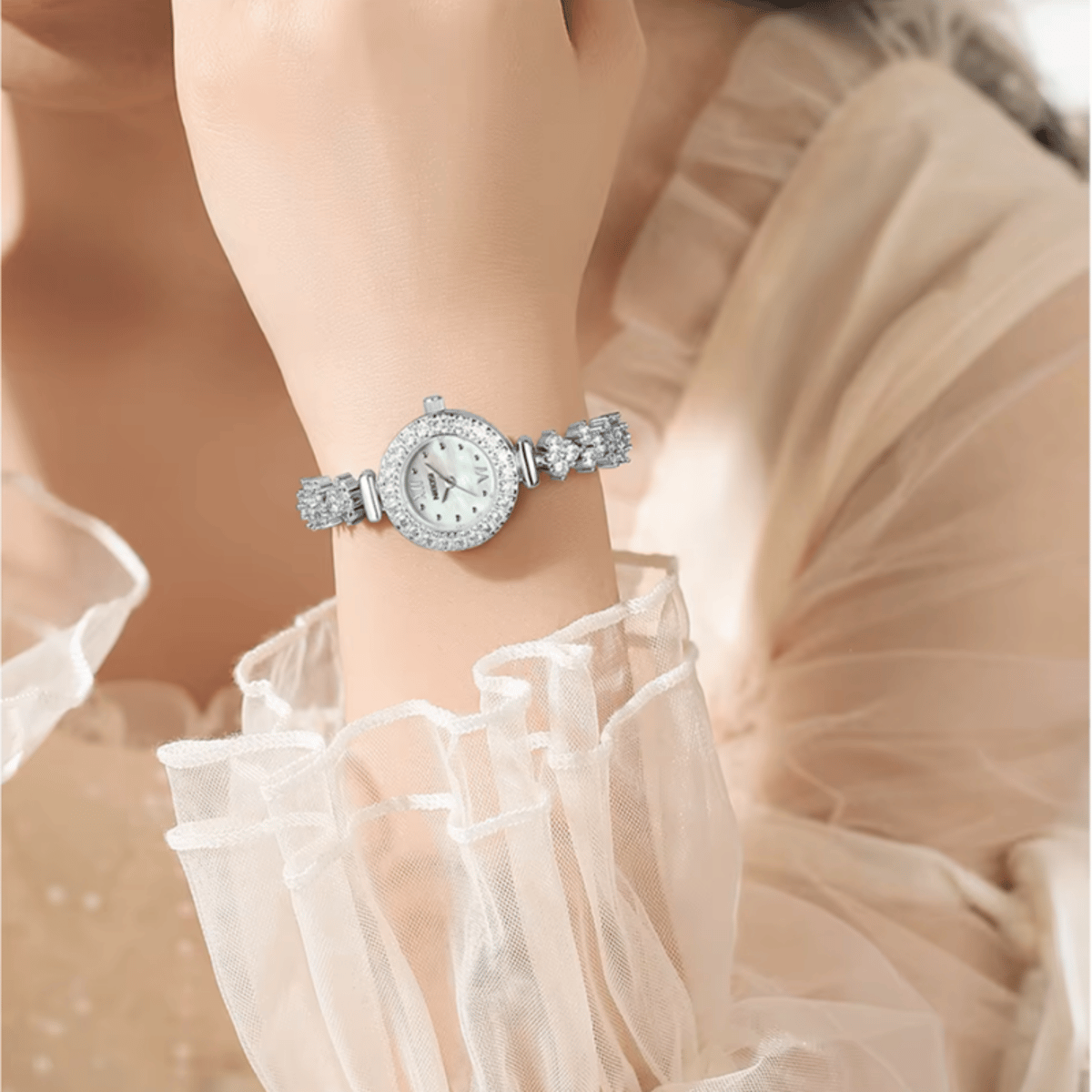 Elegant Women's Luxury Quartz Watch with Diamond Accents Nibosi - Women's Dress Watches 2