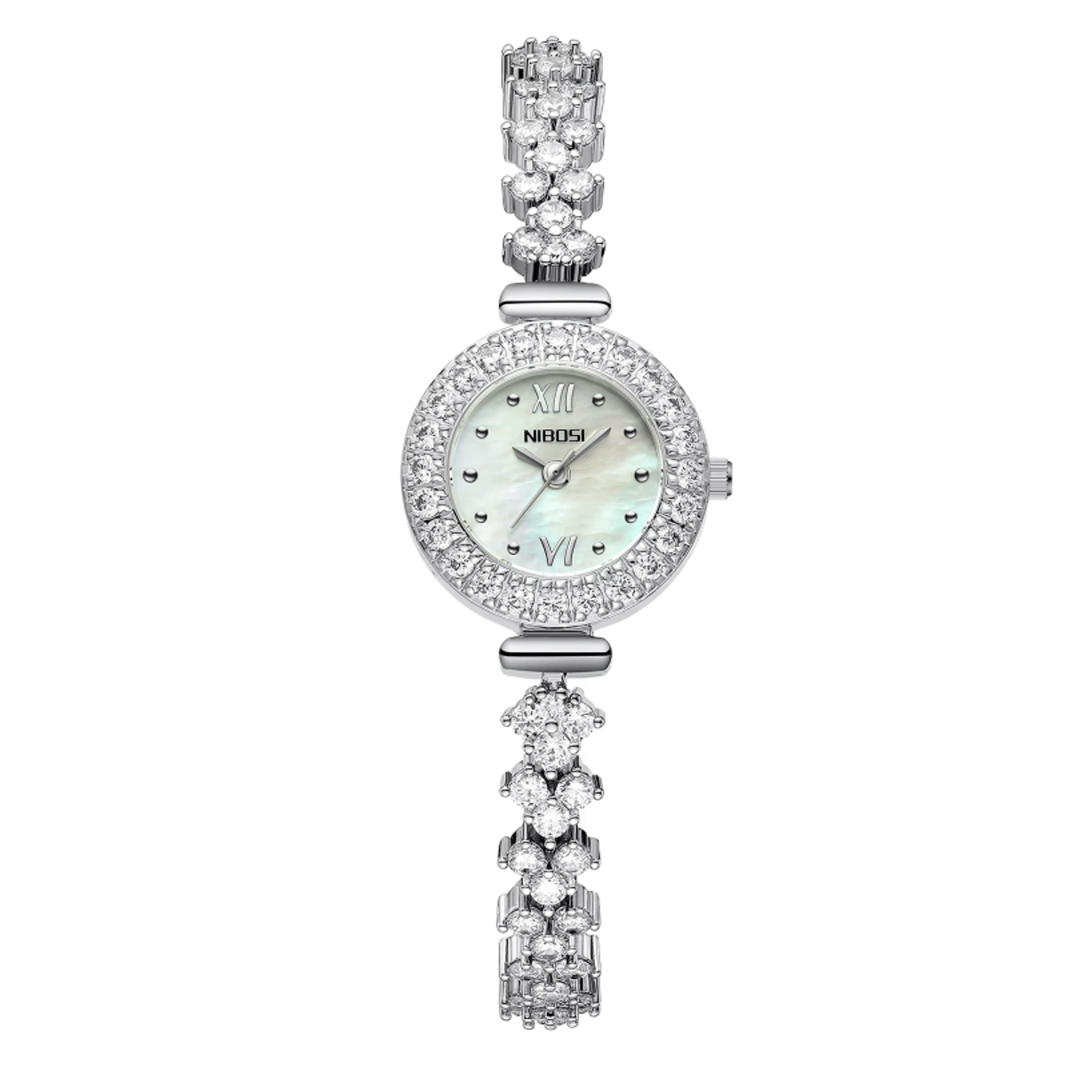 Elegant Women's Luxury Quartz Watch with Diamond Accents Nibosi - Women's Dress Watches