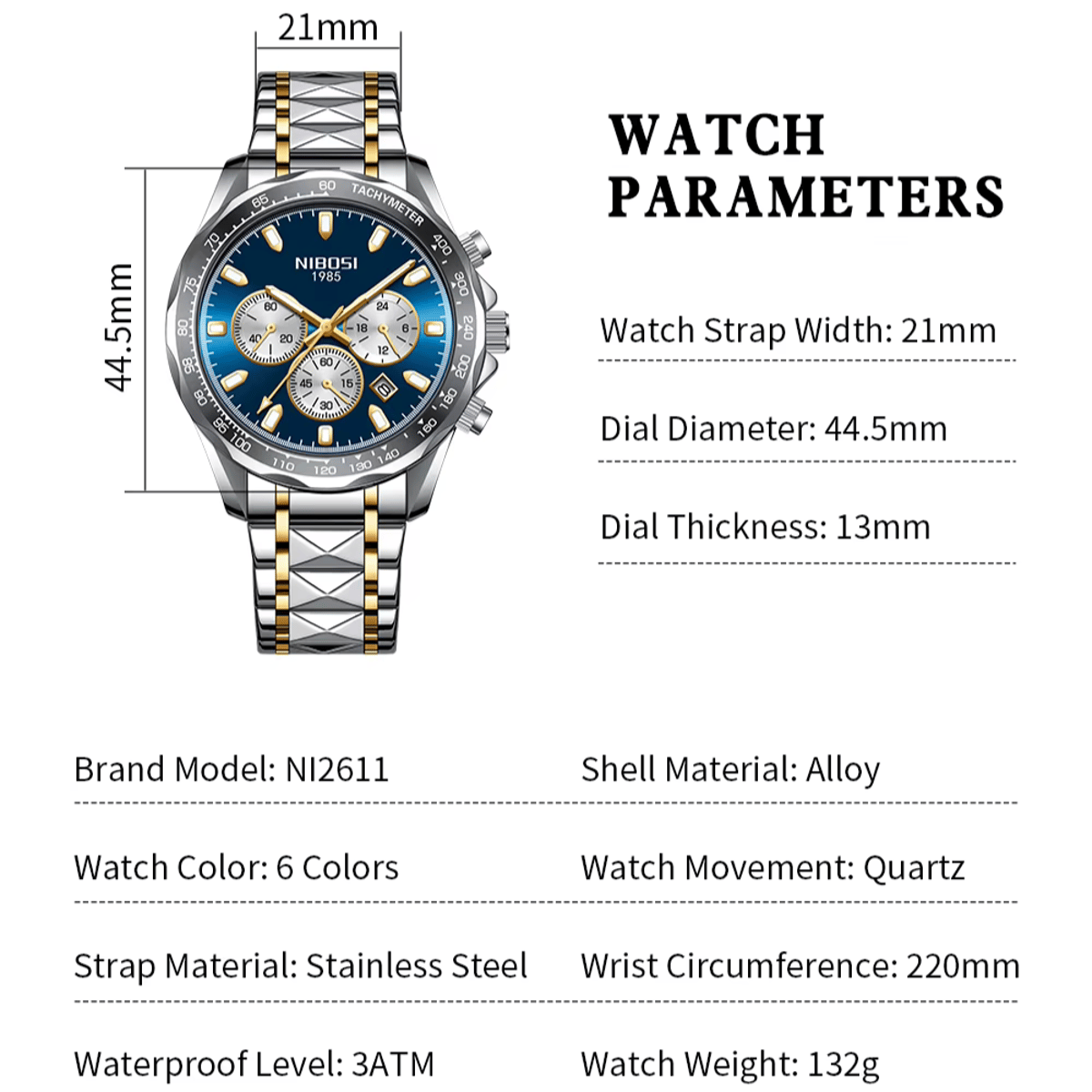 Nibosi - Men's Dress Watches 2