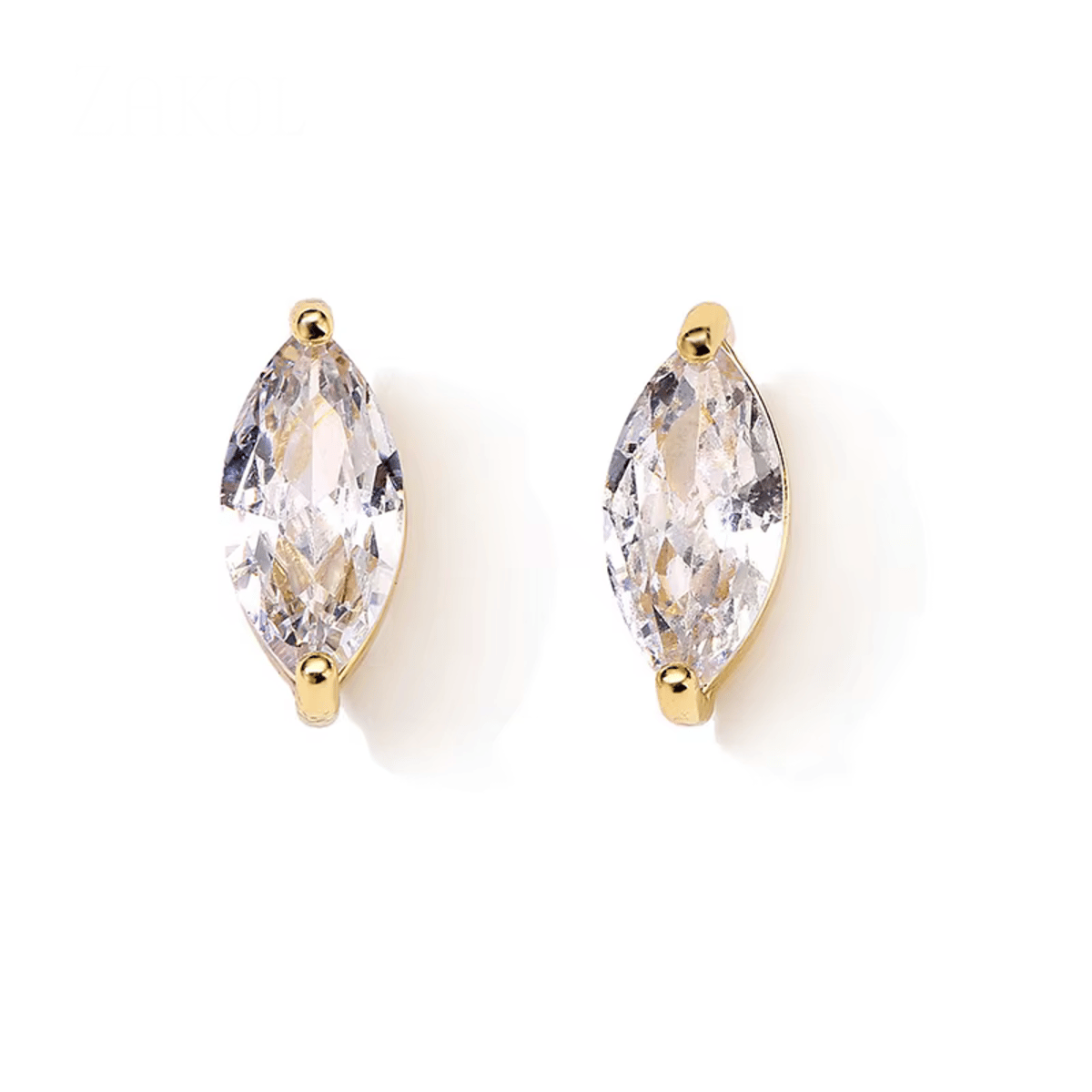 Elegant Geometric Cubic Zirconia Stud Earrings for Women Elegant Geometric Cubic Zirconia Stud Earrings for Women
