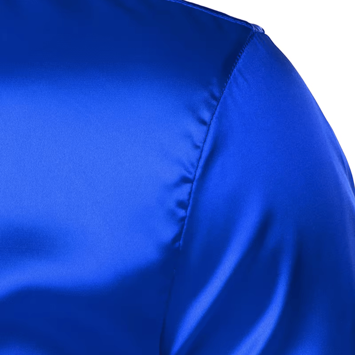 Elegant Men's Slim Fit Satin Shirt for Casual and Formal Occasions