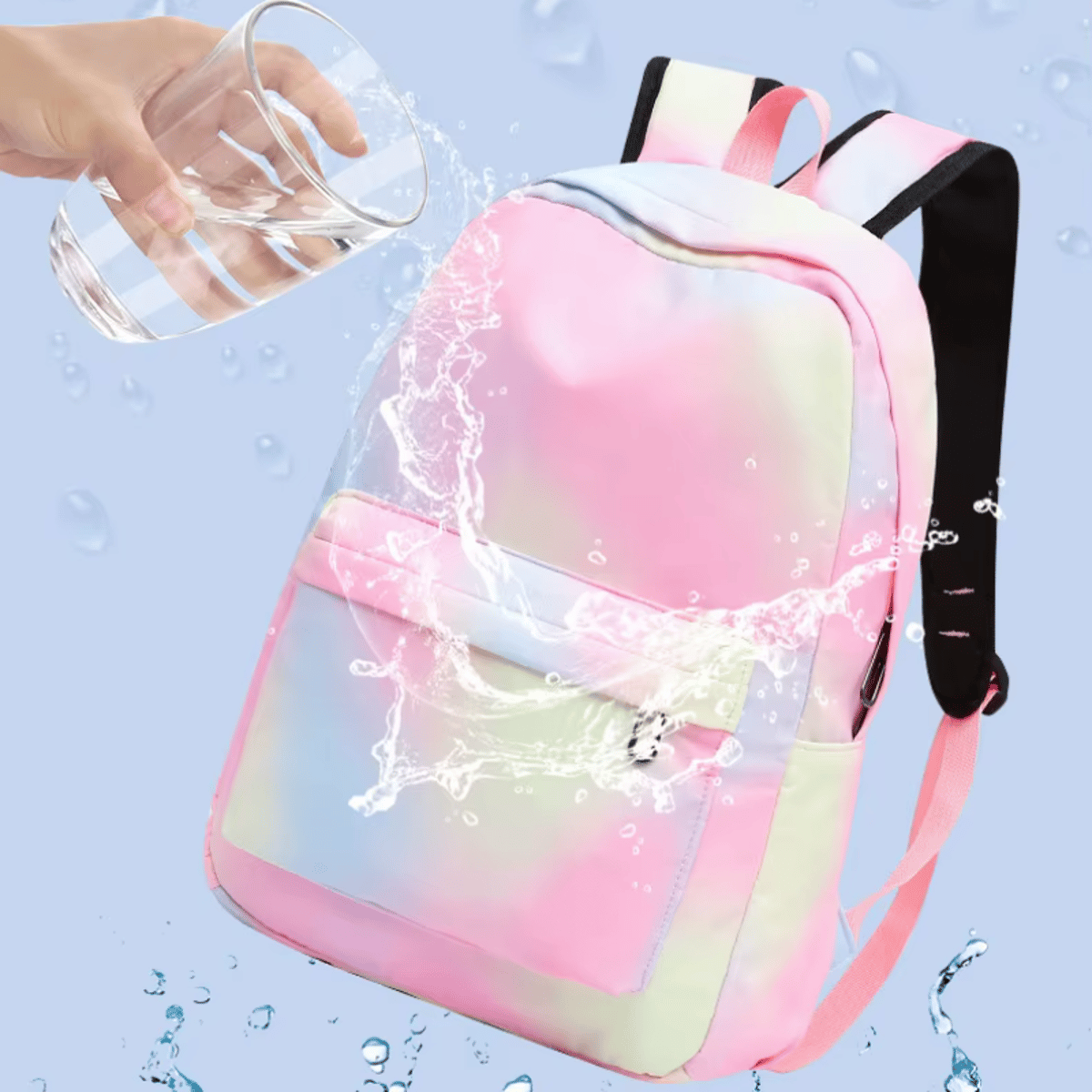 Simba-Inspired 3-Piece Backpack Set with Lunch Bag for Teens Simba-Inspired 3-Piece Backpack Set with Lunch Bag for Teens