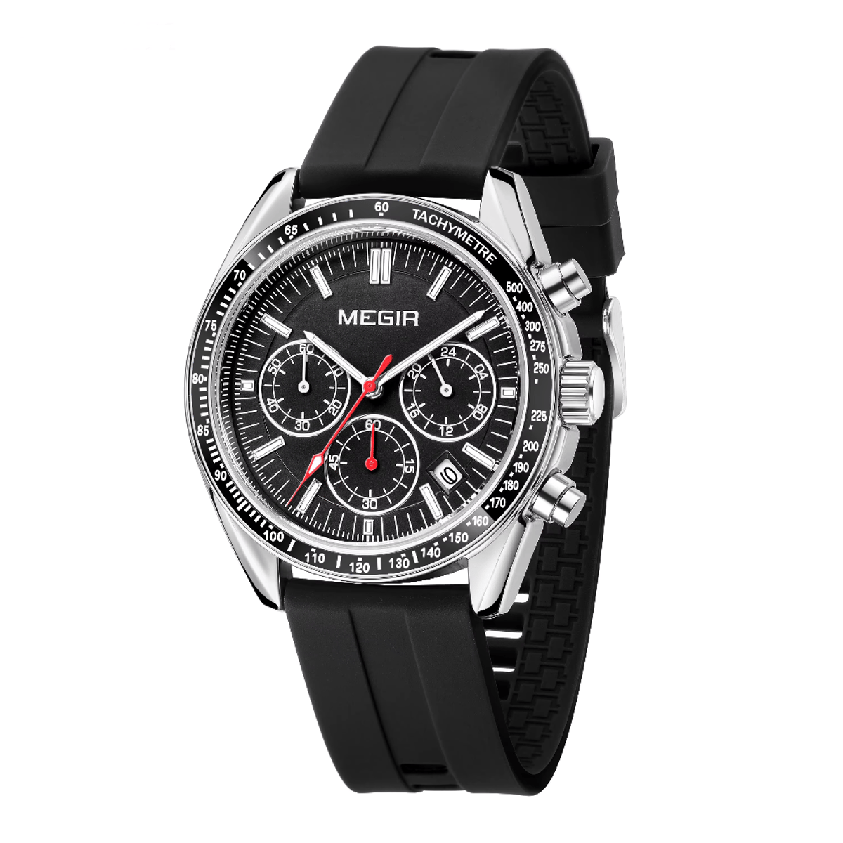 Men's Multifunction Sports Watch with Chronograph and Waterproof Features