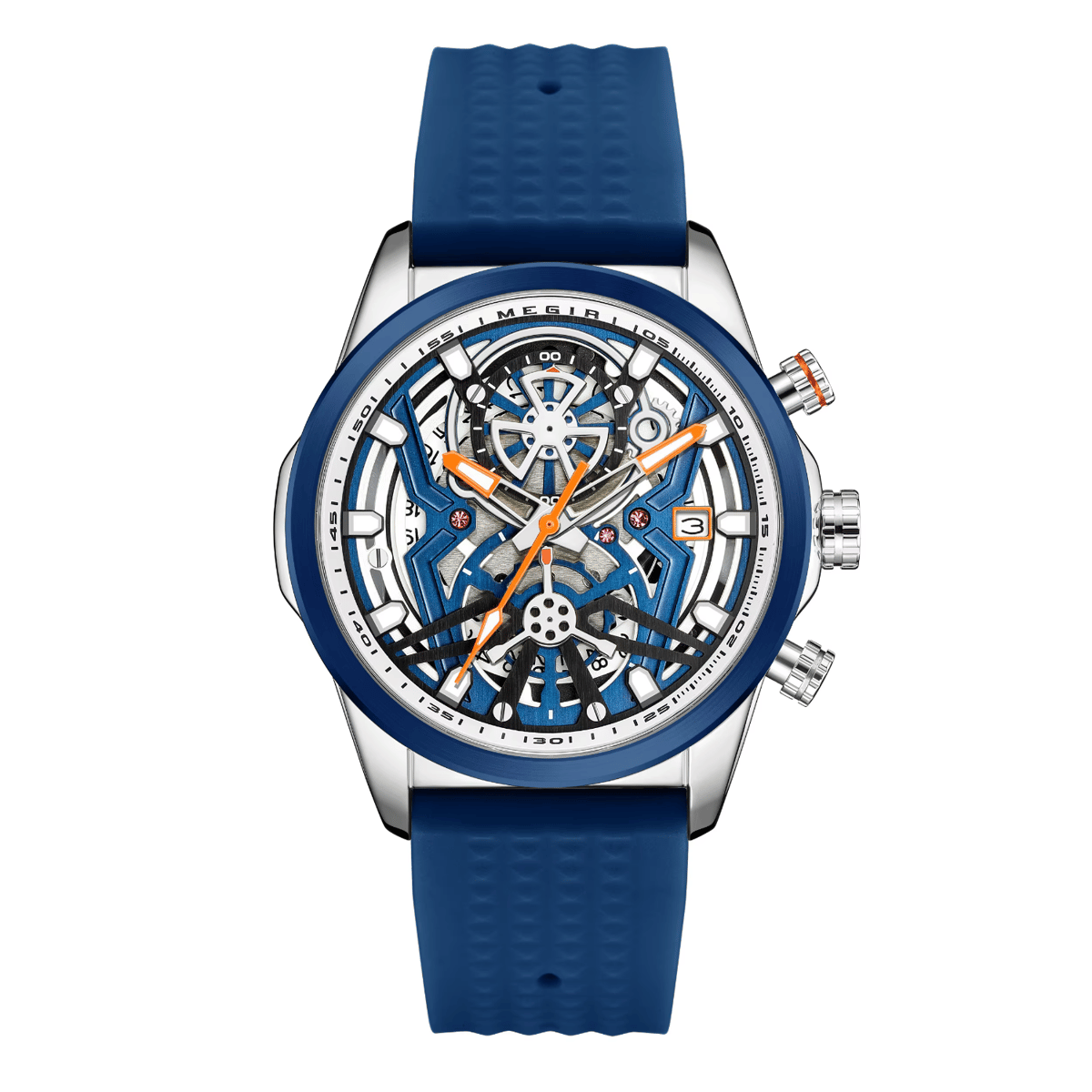 Stylish Sport Watch for Men with Luminous Big Dial Design Stylish Sport Watch for Men with Luminous Big Dial Design