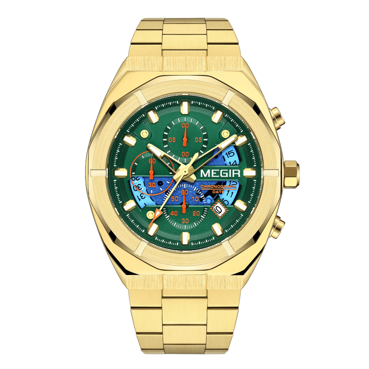 Men's Chronograph Quartz Business Watch with Stainless Steel Strap Men's Chronograph Quartz Business Watch with Stainless Steel Strap