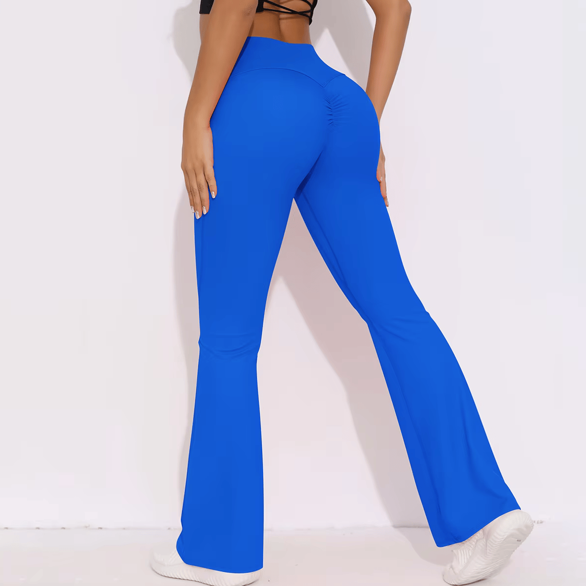 High-Waist Flared Yoga Leggings for Sculpted and Sleek Look
