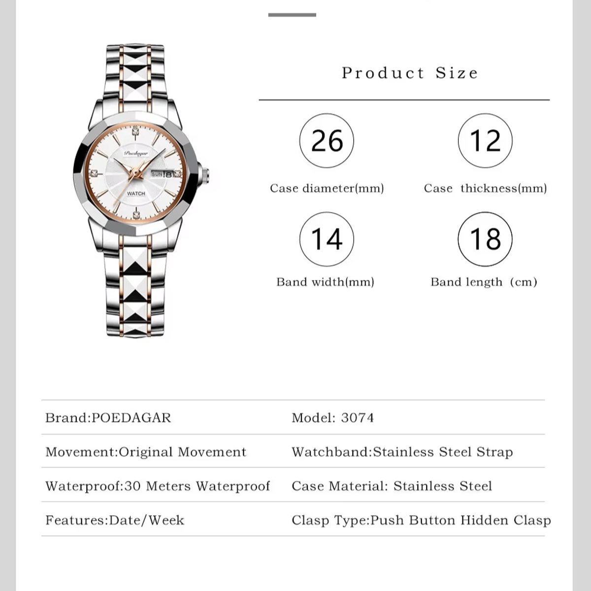 Poedagar - Women's Dress Watches 5