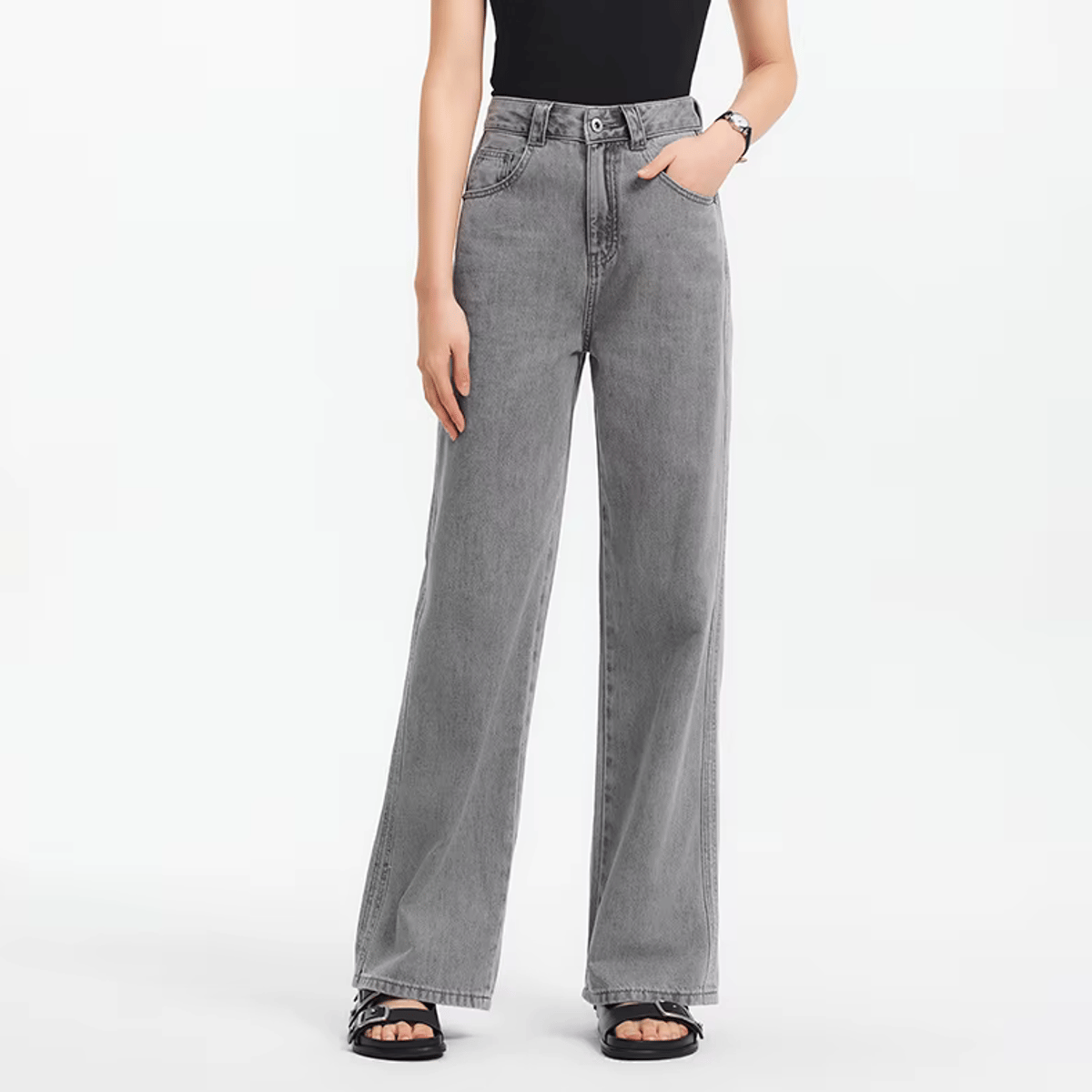 Semir - Women's Wide Leg Jeans 16