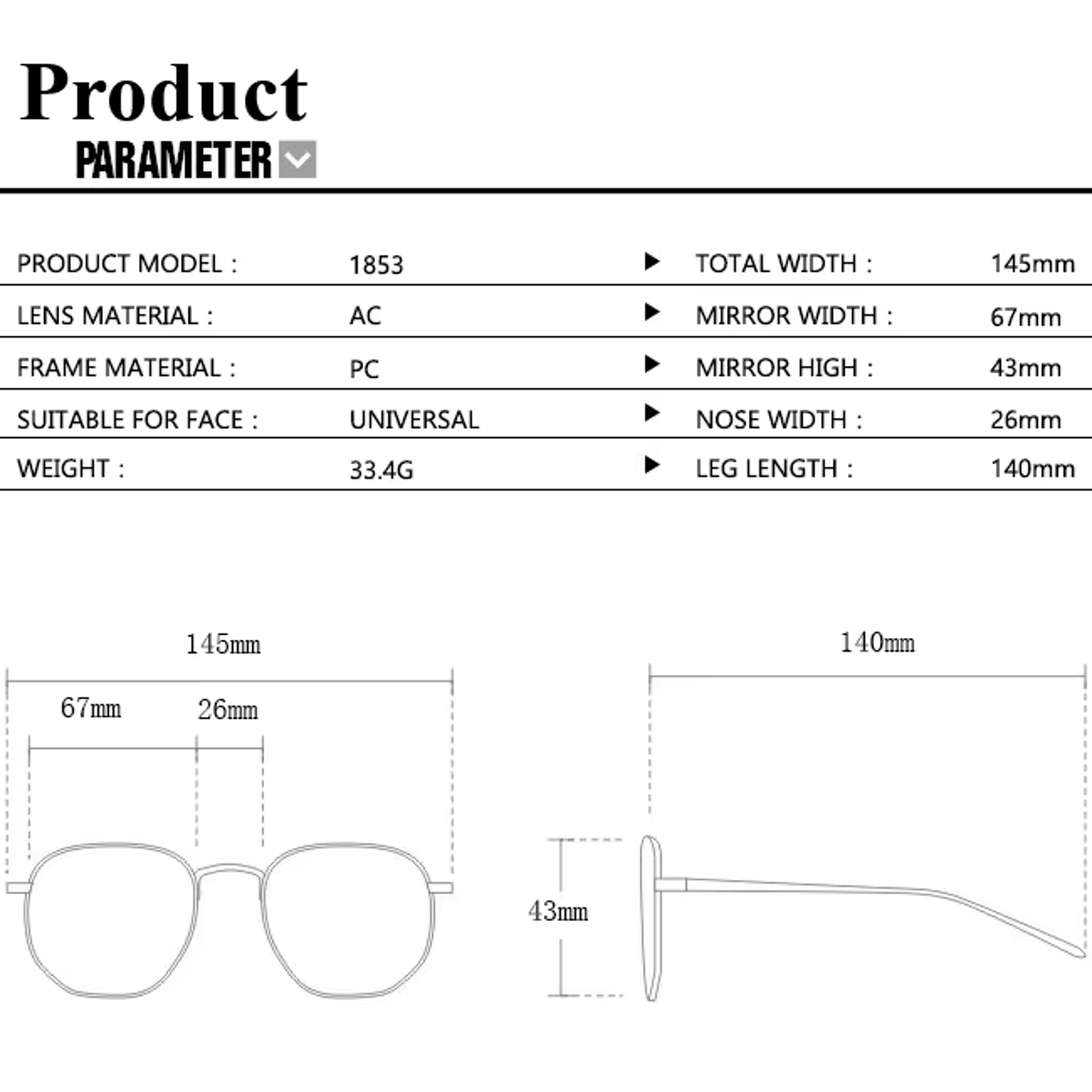 Rmm - Women's Square Sunglasses 5