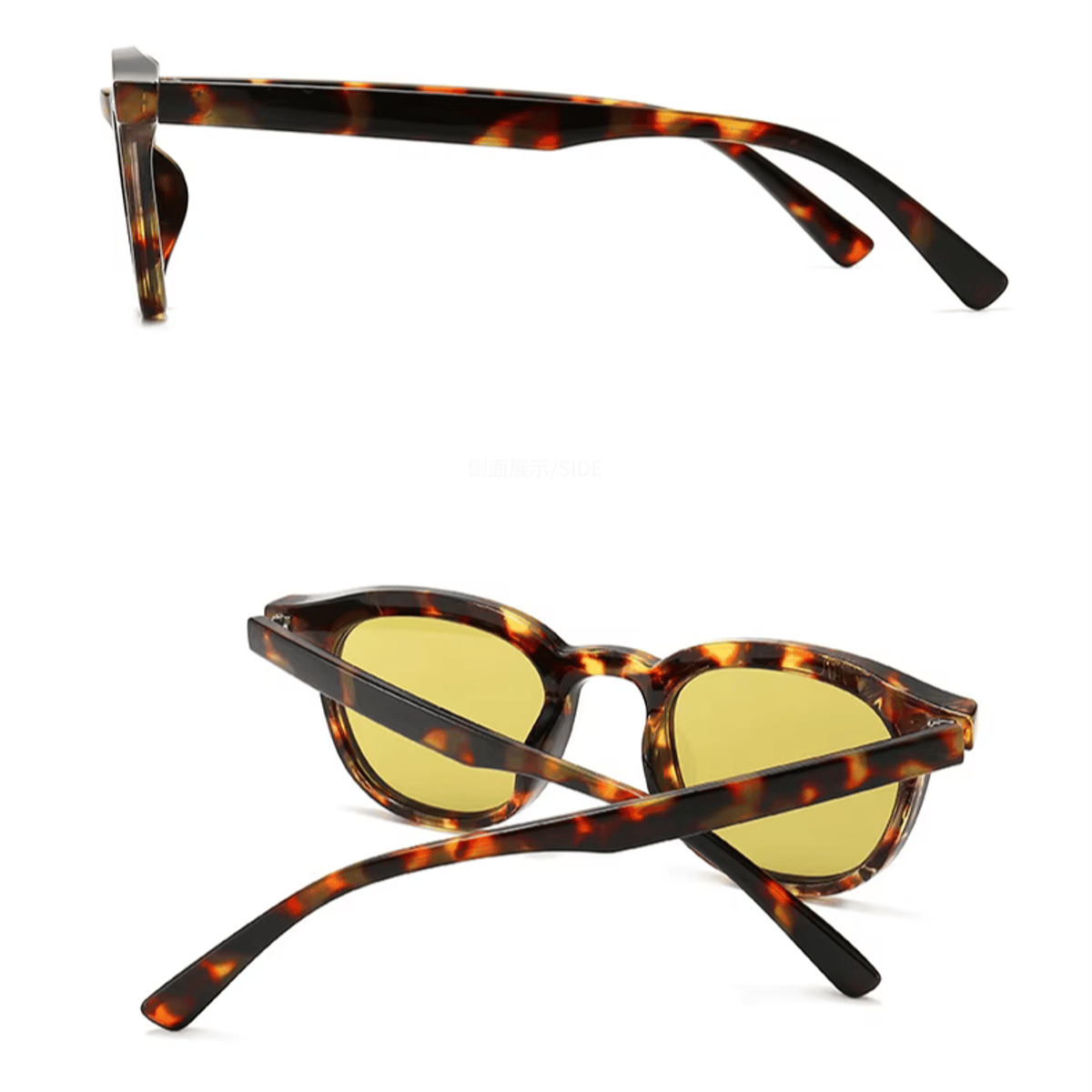 Retro Round Rivet Sunglasses with Gradient UV Protection Lenses Sorvino - Women's Round Sunglasses 4