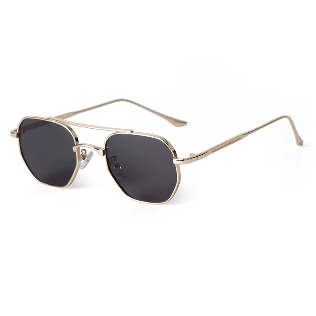 Stylish Metal Frame Square Sunglasses with Mirror UV400 Lenses Sorvino - Women's Square Sunglasses