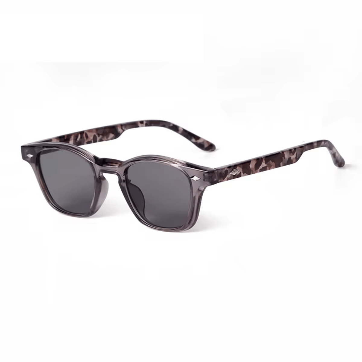 Retro Square Polarized Sunglasses with Rice Nail Detail and UV400 Sorvino - Women's Square Sunglasses 2
