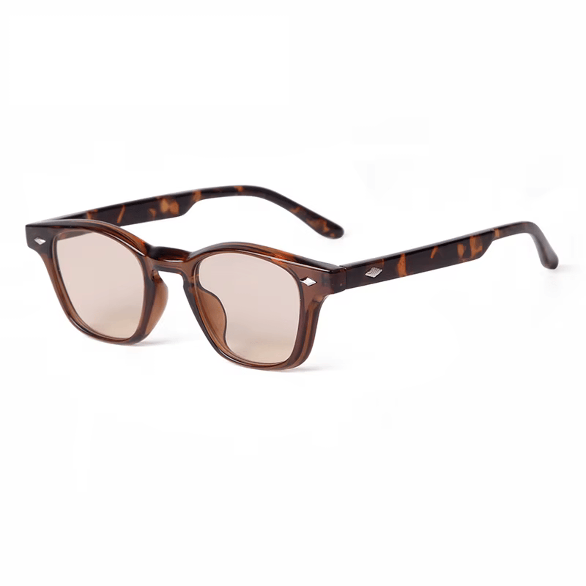 Retro Square Polarized Sunglasses with Rice Nail Detail and UV400 Sorvino - Women's Square Sunglasses 3