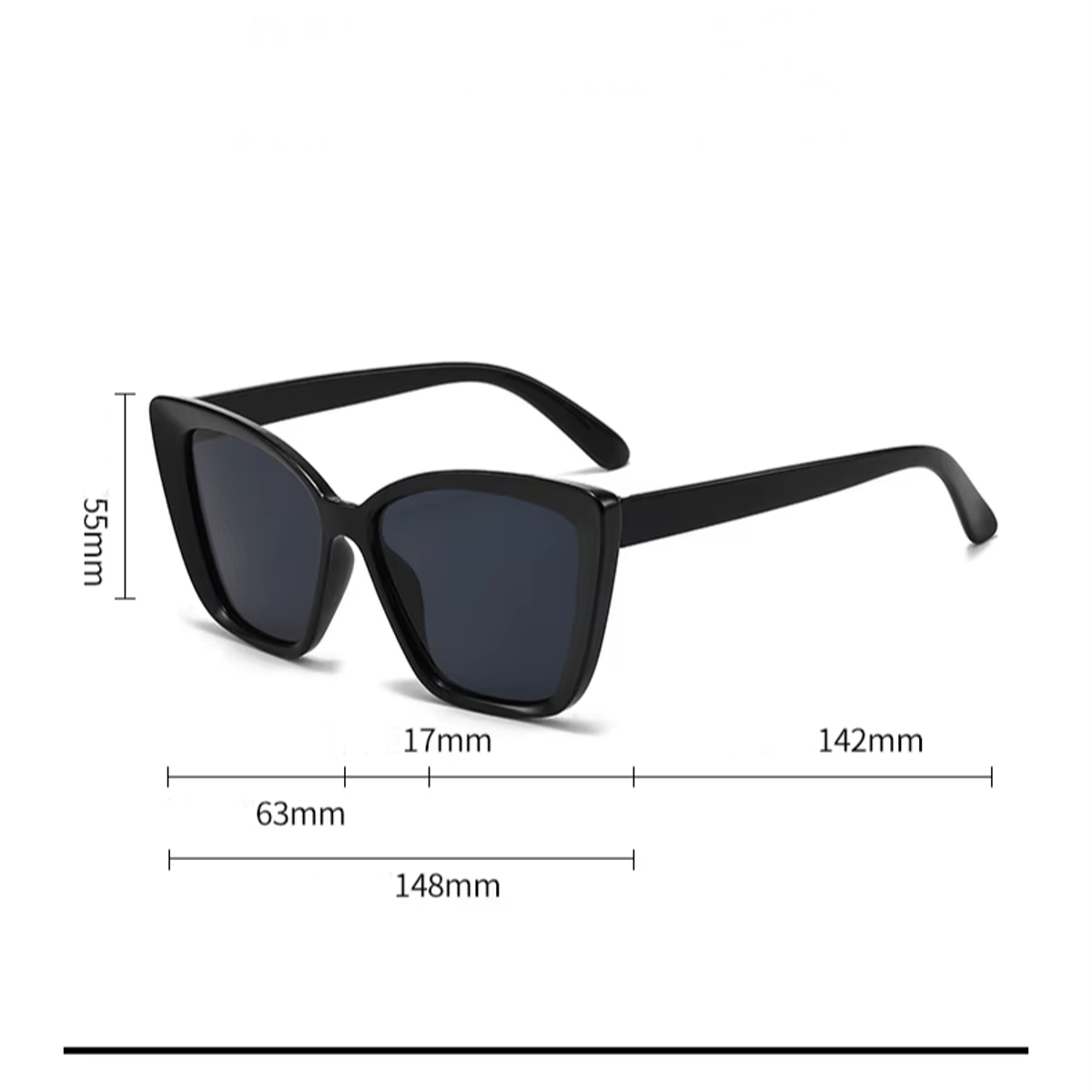Vintage Square Cat Eye Sunglasses for Women Outdoor Fashion Sozo Tu - Women's Cat Eye Sunglasses 4