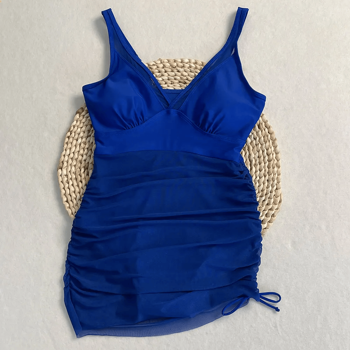 One-Piece Swimsuit with Skirt Detail and Flattering Fit