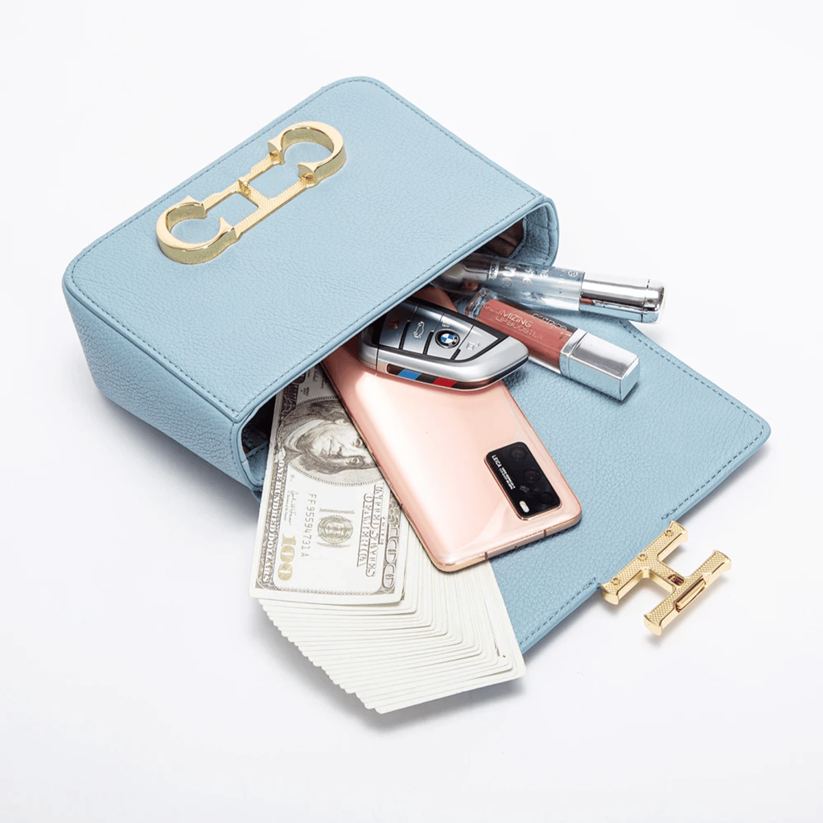 Classic Flip Crossbody Bag for Business and Daily Commutes