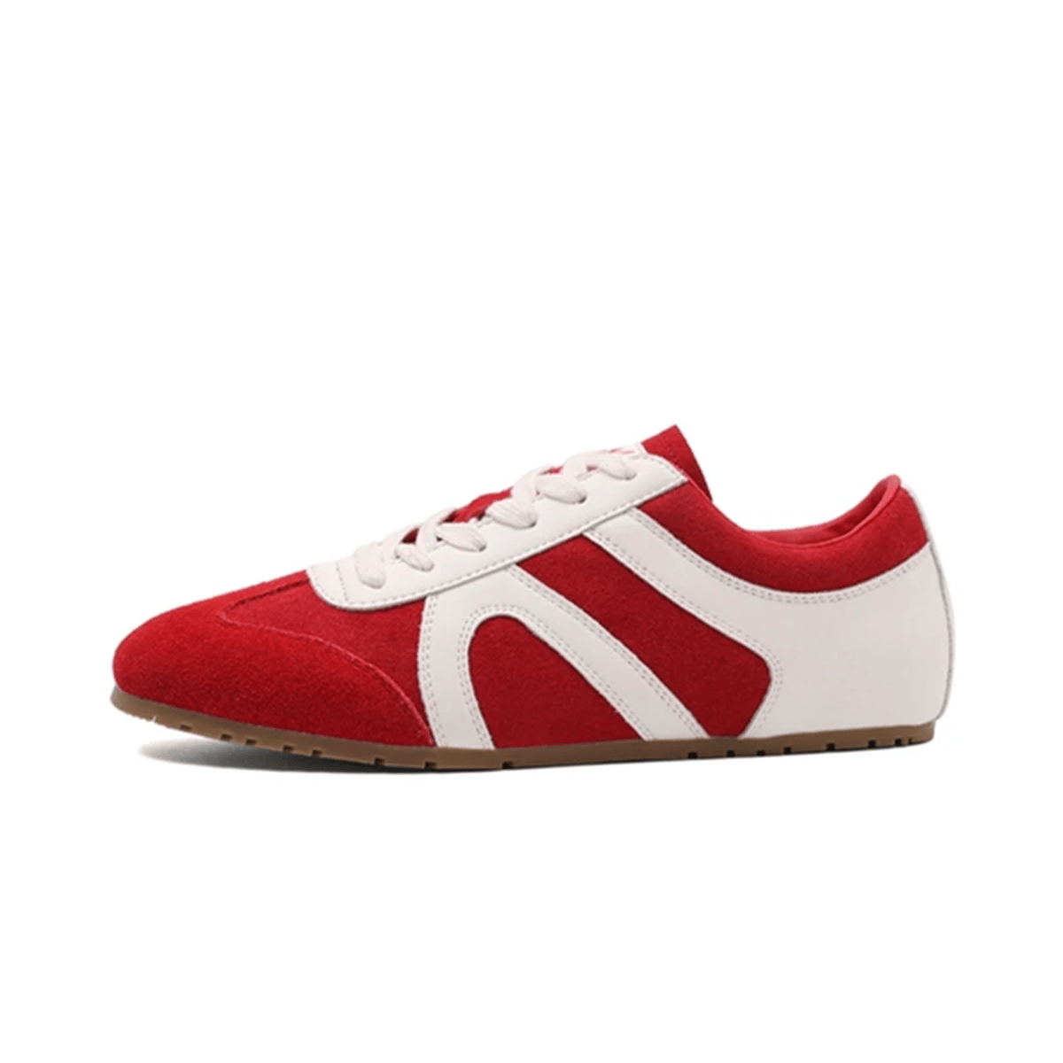 Colorblock Lace-Up Flat Sneakers for Women’s Casual Everyday Wear Aiyuqi - Women's Low Top Sneakers