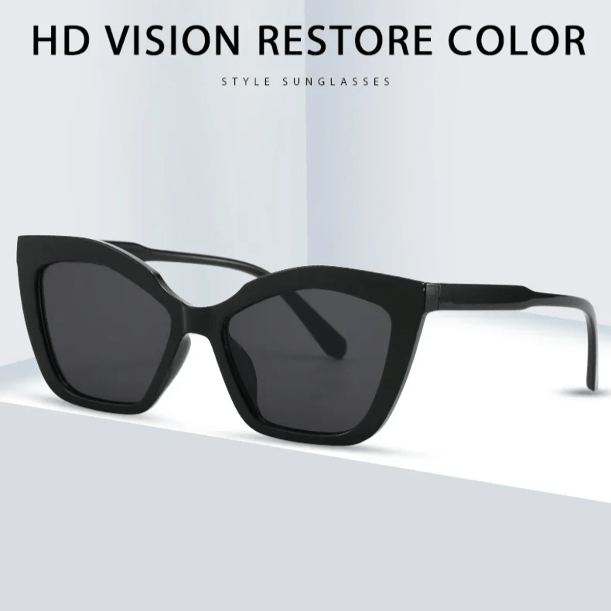 Elegant Cat Eye Rectangle Sunglasses for Women with UV400 Protection Ruisimo - Women's Cat Eye Sunglasses 3