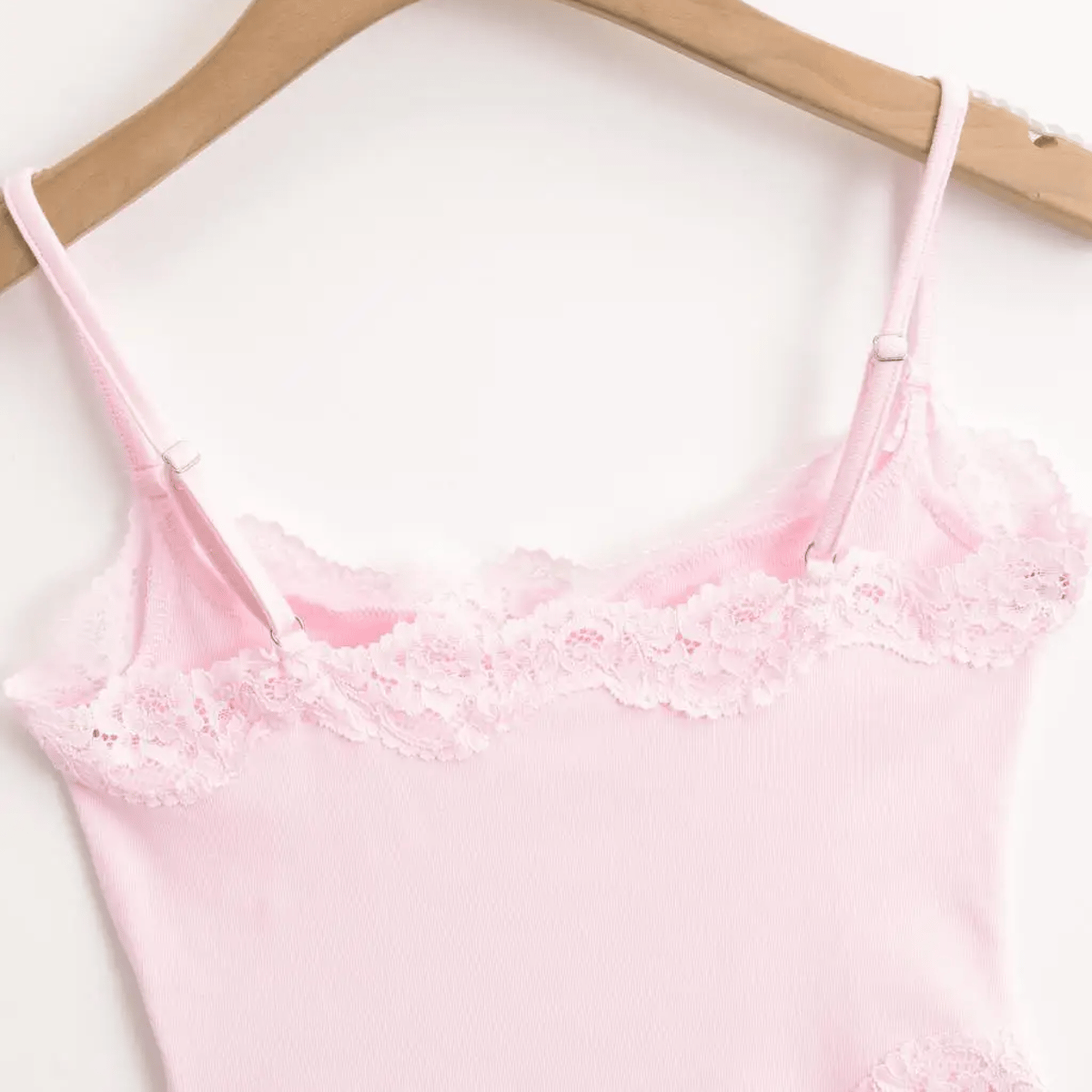 Lace Panel Cami Bodysuit with Backless Design for Summer