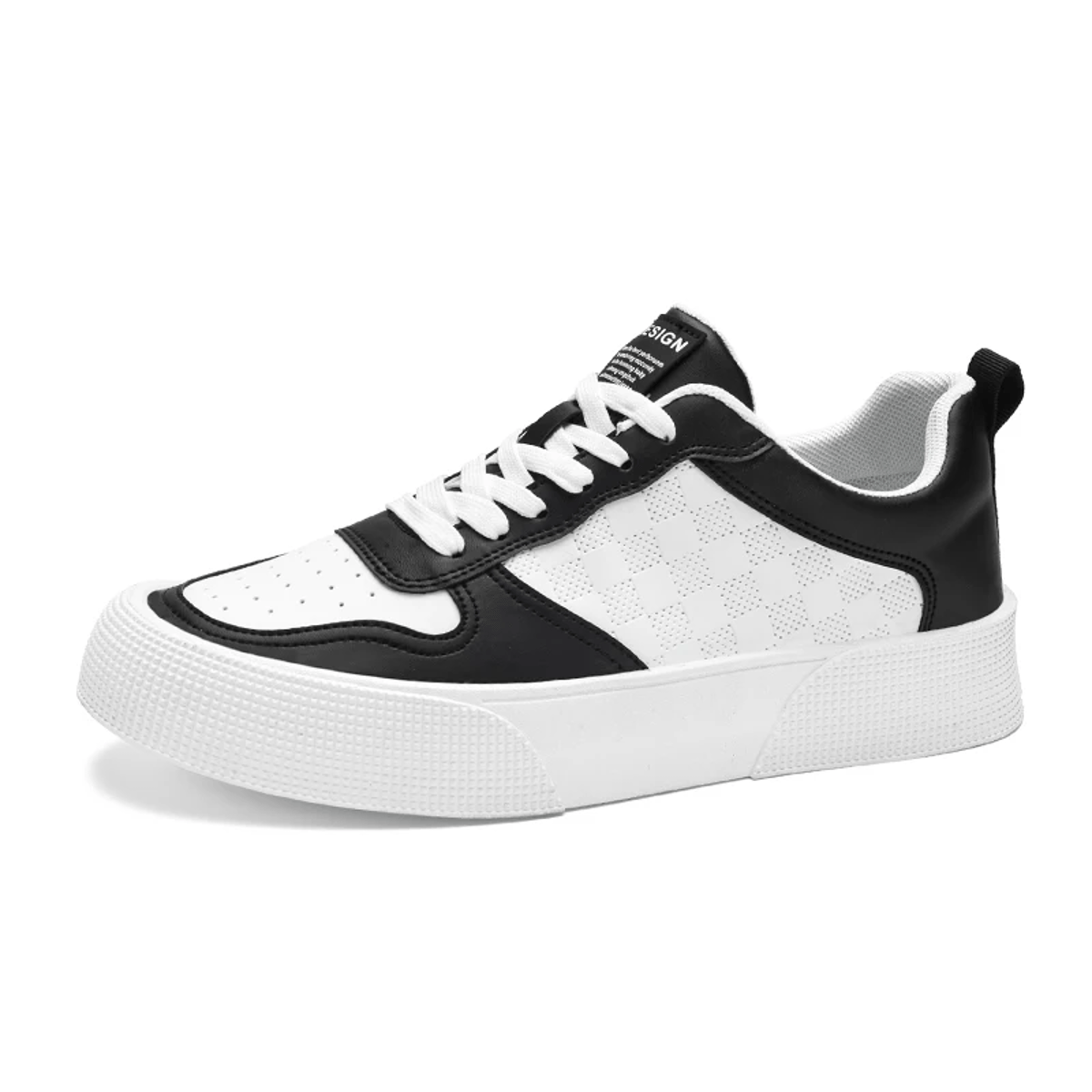 Men's Low-Top Canvas Platform Sneakers for Casual Street Style