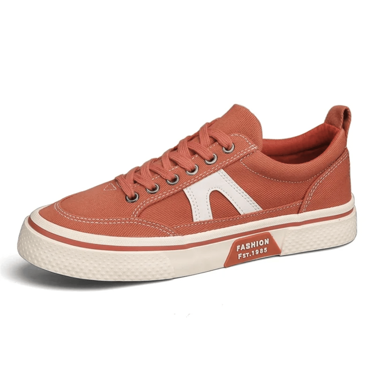 Men’s Canvas Espadrille Sneakers with Vulcanized Flat Sole
