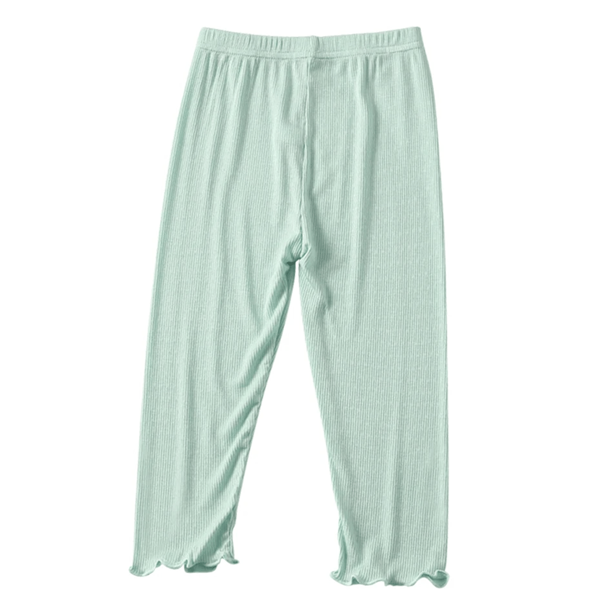 Breathable Lightweight Long Pants for Girls in Soft Ice Silk