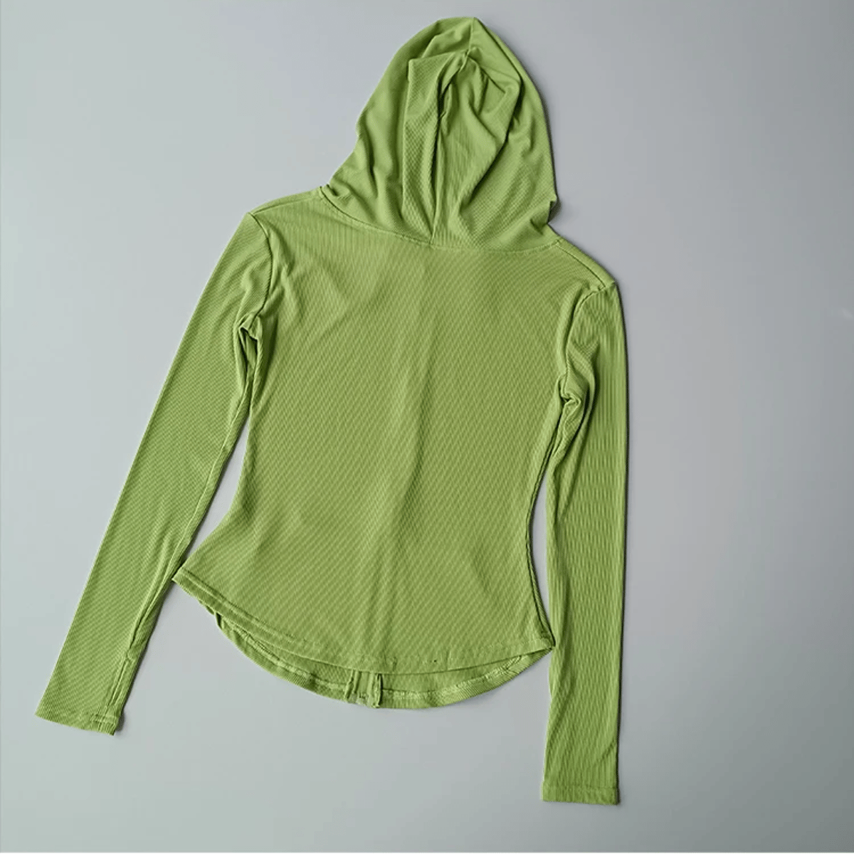 Slim Fit Hooded Jacket with Drawstring for Running Workouts